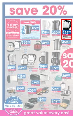 Clicks : Pay Day Savings (24 July - 23 Aug 2017), page 28