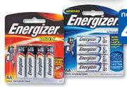 Energizer Max AA Or AAA Batteries-Per 4 Pack