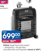Alva Single Panel Gas Heater