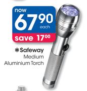 Safeway Medium Aluminium Torch