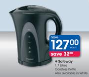 Safeway 1.7Ltr Cordless Kettle