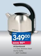 Kambrook 1.7Ltr Stainless Steel Dome Kettle 