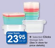 Clicks Storage Sets-Per Set