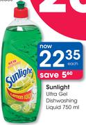 Sunlight Ultra Gel Dishwashing Liquid-750ml