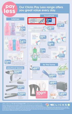 Clicks : Pay Day Savings (24 July - 23 Aug 2017), page 36