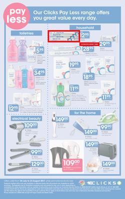 Clicks : Pay Day Savings (24 July - 23 Aug 2017), page 36