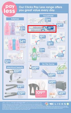 Clicks : Pay Day Savings (24 July - 23 Aug 2017), page 36