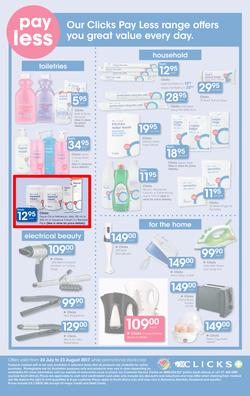 Clicks : Pay Day Savings (24 July - 23 Aug 2017), page 36