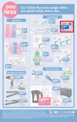 Clicks : Pay Day Savings (24 July - 23 Aug 2017), page 36