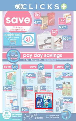 Clicks : Save (21 Jul - 22 Aug 2016), page 1