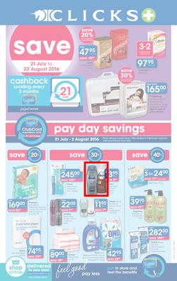 Clicks : Save (21 Jul - 22 Aug 2016), page 1