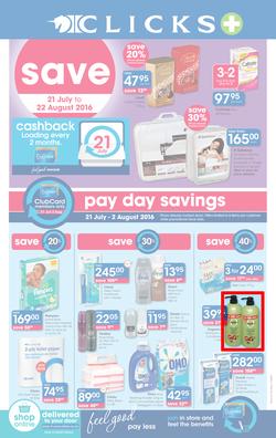Clicks : Save (21 Jul - 22 Aug 2016), page 1