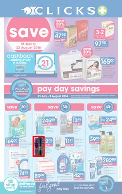 Clicks : Save (21 Jul - 22 Aug 2016), page 1