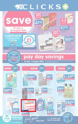 Clicks : Save (21 Jul - 22 Aug 2016), page 1