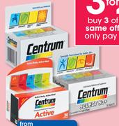 Centrum Complete From A To Zinc 30 Tablets(Excl.Centrum Kids 30 Tablets)-Per Pack
