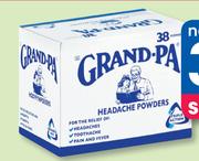 Grand-Pa 38 Powders-Per pack