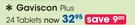 Gaviscon Plus 24 Tablets-Each