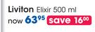 Liviton Elixir-500ml Each