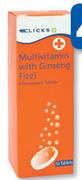 Clicks multivitamin With Ginseng-30 Capsule Pack