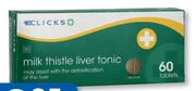 Clicks Milk Thistle Liver Tonic-60 Tablets Pack