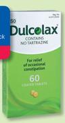 Dulcolax Laxative 60 Tablets-Per Pack