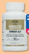 Solal Health Prescriptions Omega 3x3 60 Softgels-per Pack