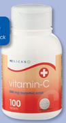 Clicks Vitamin-C 100 Tablets-Per Pack