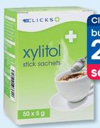 Clicks Xylitol Sachets 50x5g-For 2