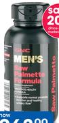 GNC Men's Saw Palmetto Formula 500g 120 Tablets-Per Pack