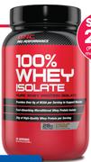 GNC Pro Performance 100% Whey Isolate Chocolate Or Vanilla 909g-Per Pack