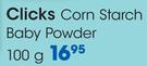 Clicks Corn Starch Baby Powder-100g Each
