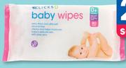 Clicks 80 Baby Wipes-Per Pack