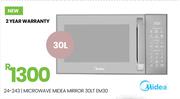Midea 30L Mirror Microwave EM30 24-243