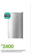 Hisense 92L Nett MET Mora Bar Fridge M125RTS/H125RTS/H120RTS/RWH/RS 20-529