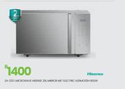 Hisense 26L Mirror MET Electric 800W Microwave H26MOS5H 24-233