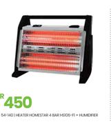 Homestar 4 Bar Heater HS106-F1 + Humidifier 54-140
