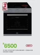 Defy Oven DBO486 + Ceran Hob DHD406 Stove Combo 21-540