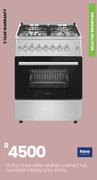 Ferre 4 Burner Compact Full Gas Stove 60x60 S/Steel F6B40G2SI/SIA 21-552