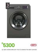 Defy 7Kg F/L Manhattan Grey W/Machine DAW384 22-288