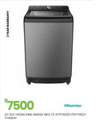 Hisense 18Kg T/L Titanium W/Machine WT5T1825DT/WTY1802T 22-302