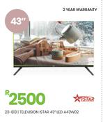 Istar 43" LED Television A43W02 23-813