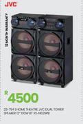 JVC Dual Tower Speaker 12" 100W BT Home Theatre XS-N629PB 23-794