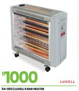 Luxell 6 Bar Heater 54-003
