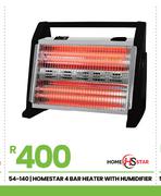 Home Star 4 Bar Heater With Humidifier 54-140