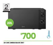 Midea 20L Black Microwave Oven 24-246