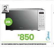 Midea 20L Digital Smartwave Inverter Microwave 24-244