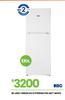 KIC 170Ltr  Nett White Fridge KTF518WH 20-400