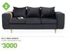 Belle 3 Div Couch L/Suite 9-1098