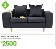 Belle 2 Div Couch L/Suite 9-1097