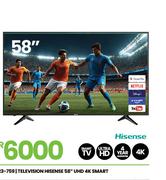 Hisense 58" UHD 4K Smart Television 23-759 